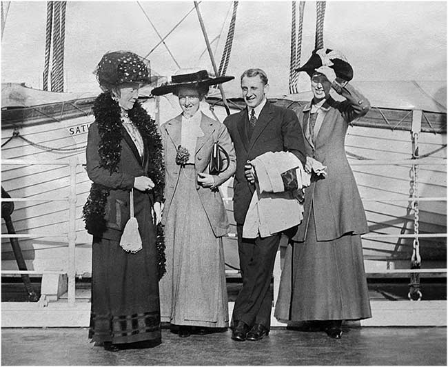 The first Fosters on the way to Canada