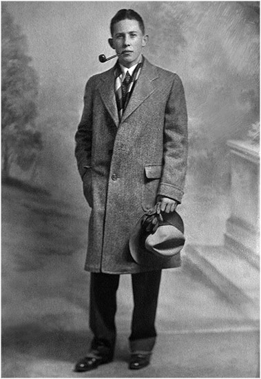 Joe Foster as a young man