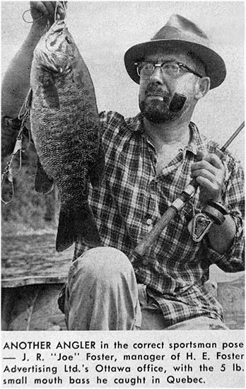 Joe with a prise Bass