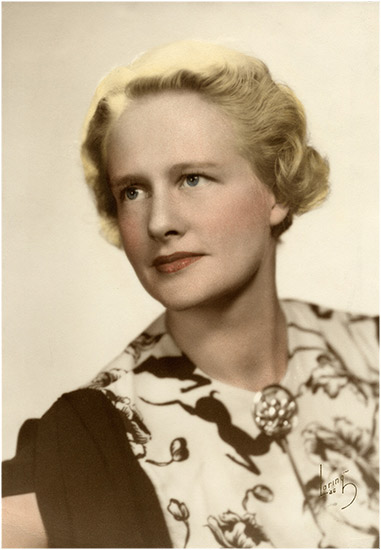 Else Junker as a young lady