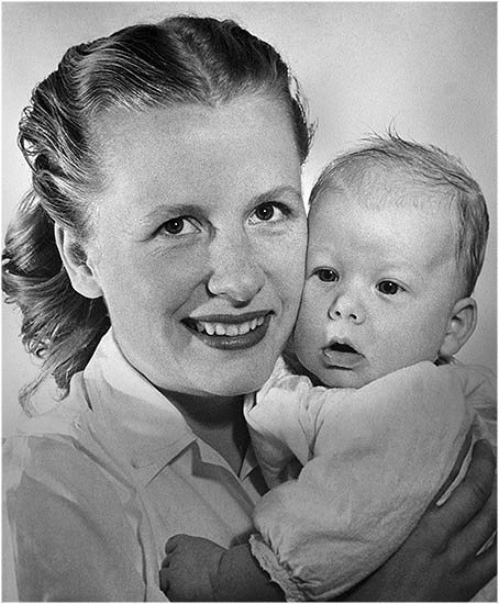 Ruth Foster with young Tommy