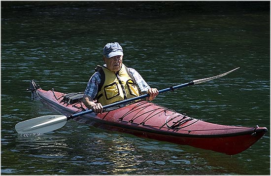 Jim in Kayak