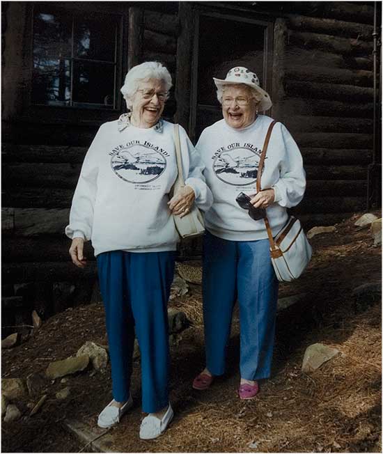 Norma and her sister Ruth