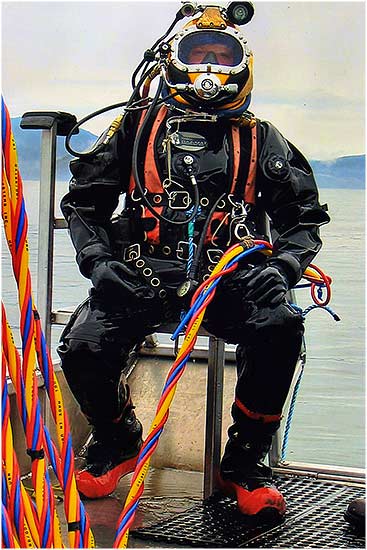 Orion in Dive gear
