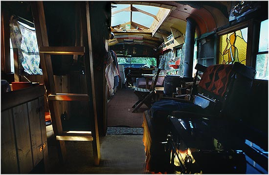 Bus interior